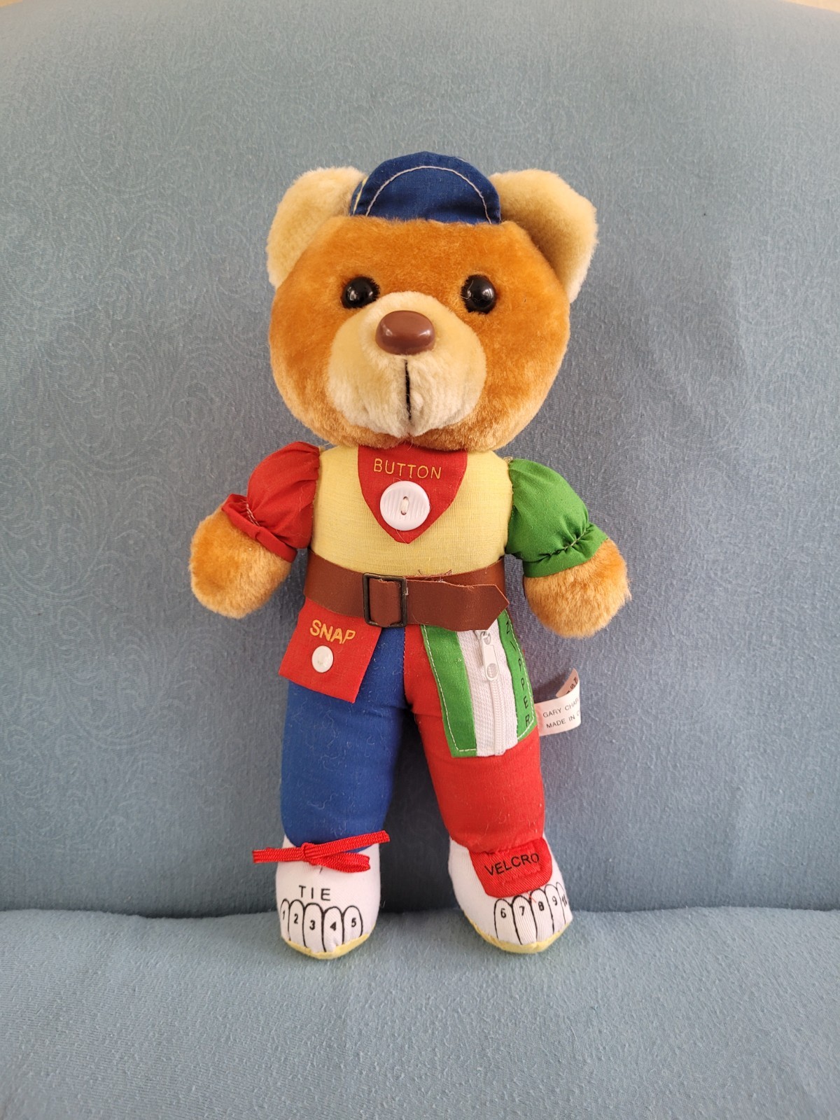 Teach Me Teddy Bear Plush Interactive Teaching Stuffed Animal 12″ Gary Charles