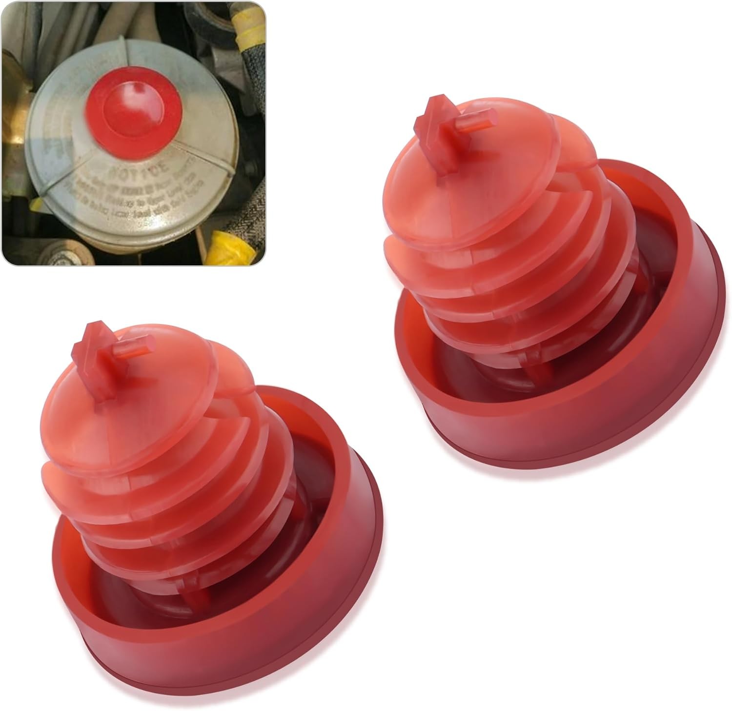Power Steering Cap 2Pc Replacement Honda Acura Reservoir Cap