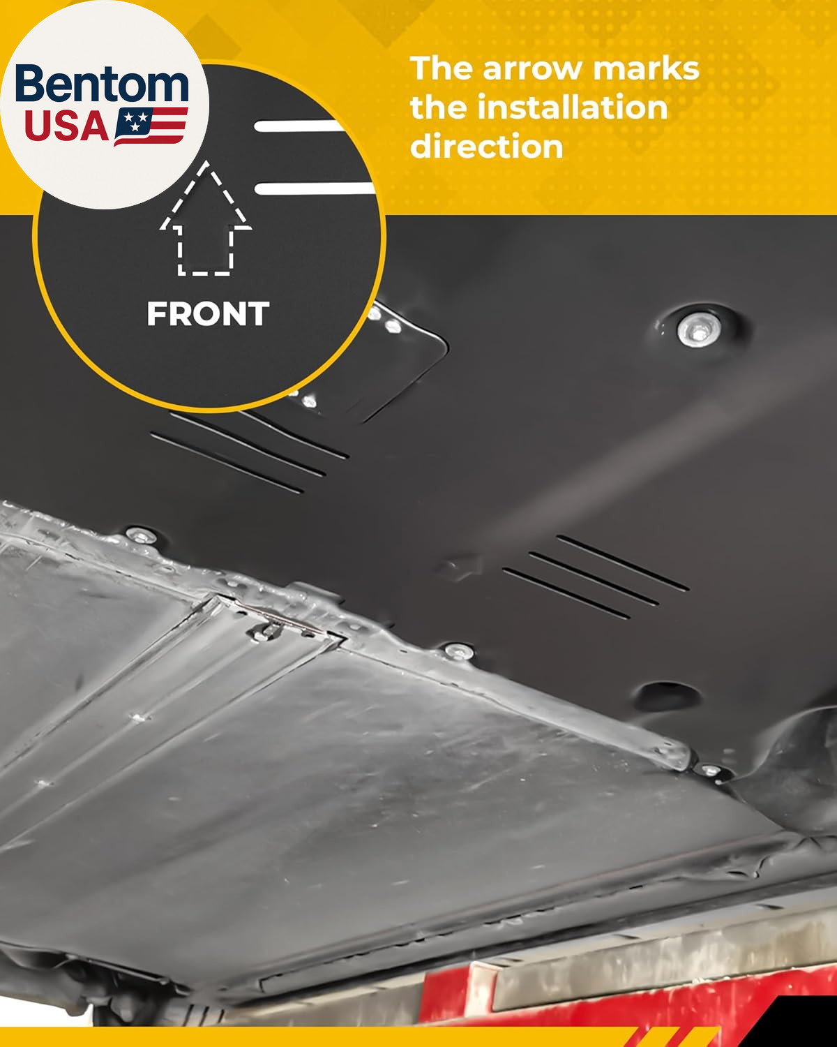 Aluminum Front Skid Plate Fits for Tesla Model 3 2017-2025 & Tesla Model Y 2020-