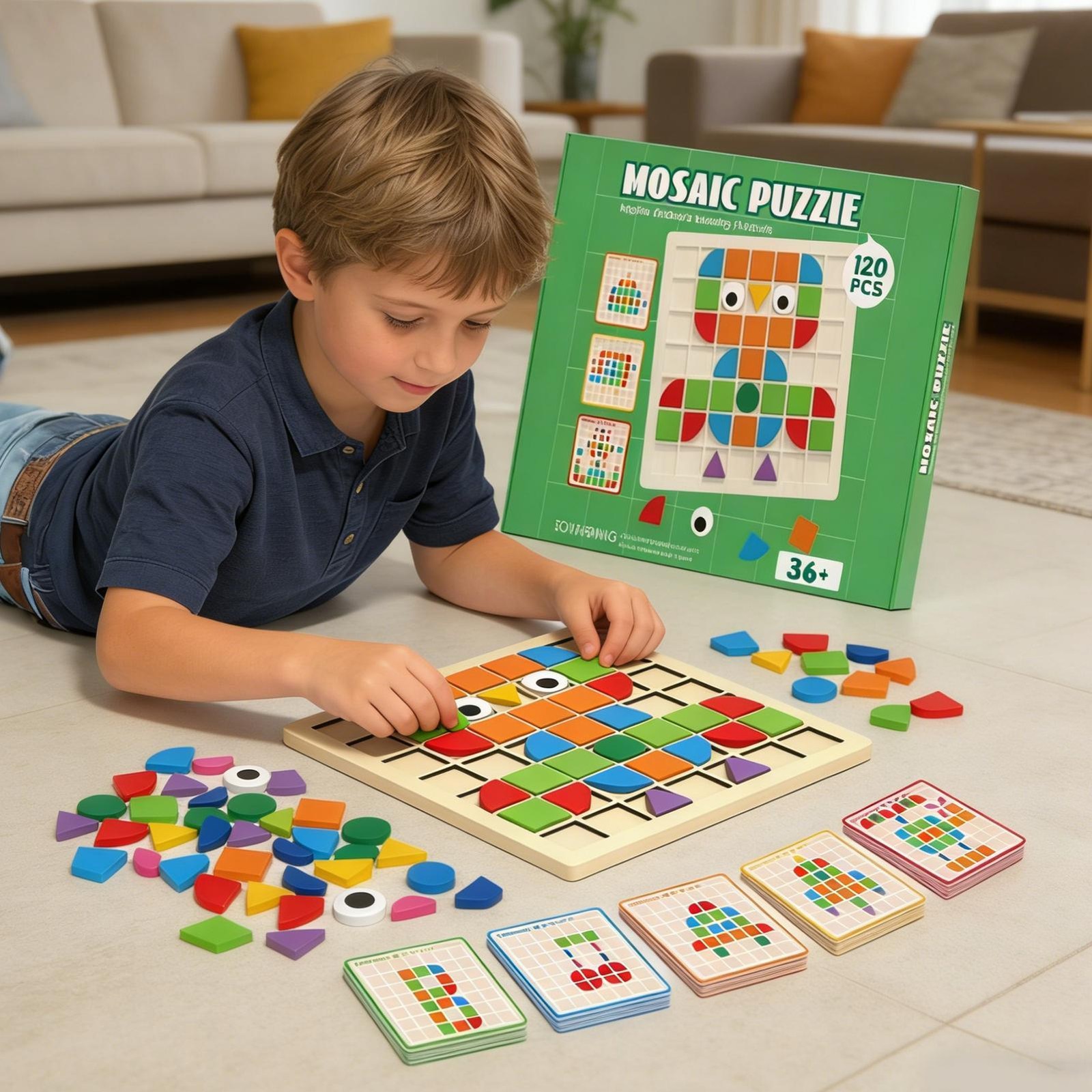 Pattern Blocks And Boards Early Development Toys Colored Wooden Shape Blocks