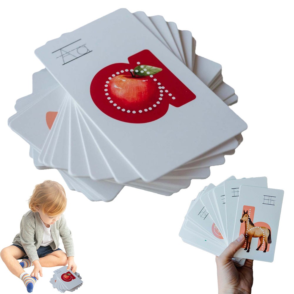 Lit Letters, Learn Letter Sounds up to 2X Faster, Lit Letters Flash Cards TL