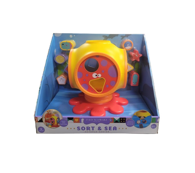 FAO Schwarz Sort & Sea Octupus Sorter – 9pc