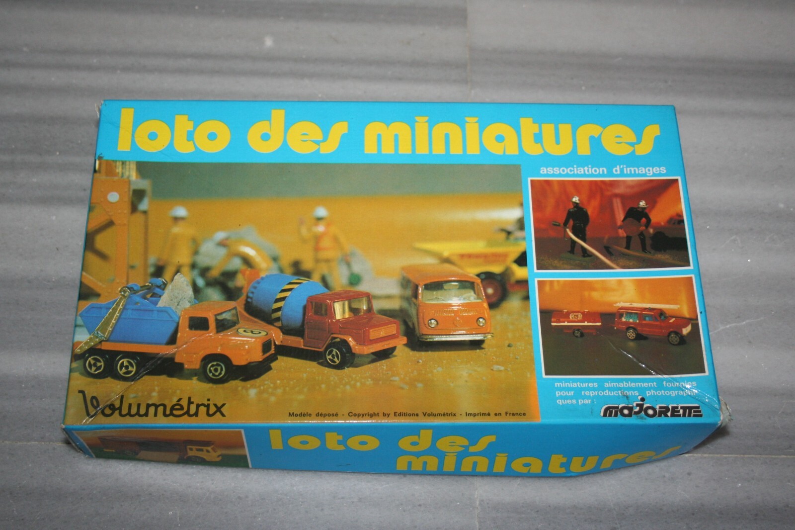 Rare Vintage Loto Miniatures Volumetrix Game – MAJORETTE France Complete