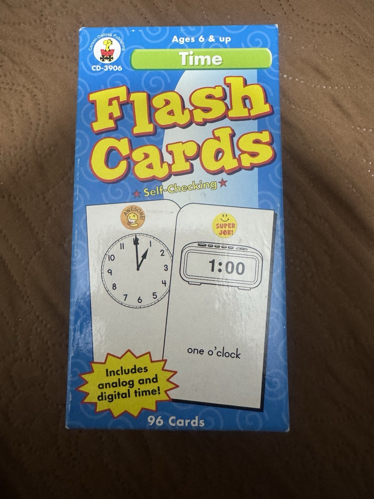 Lakeshore place value, Carson dellosa time and school zone number flash cards