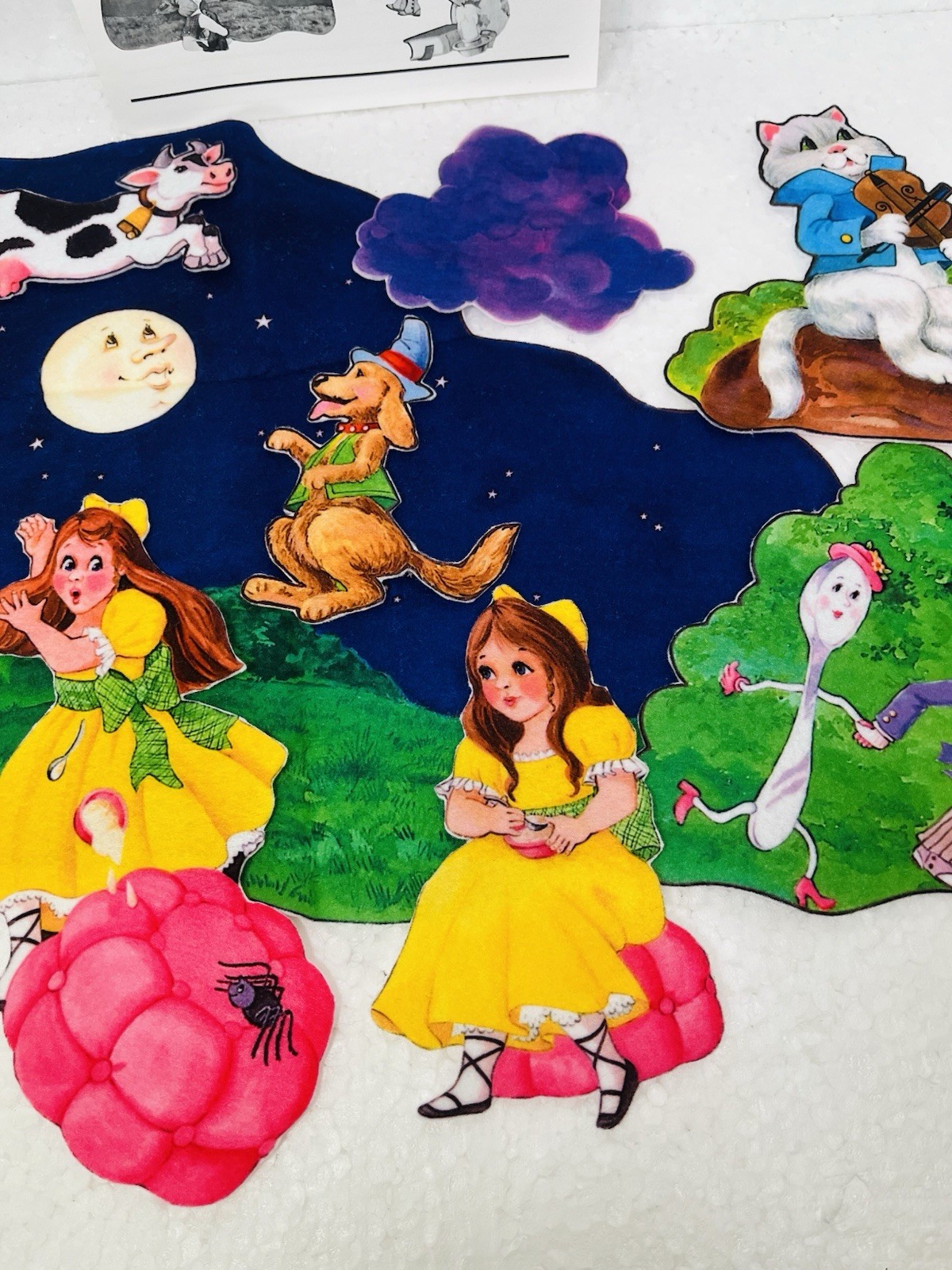 Little Folk Visuals Nursery Rhymes #2 Precut Flannel/Felt Board Figures 11 Set