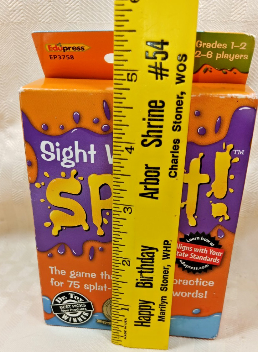 SIGHT WORDS SPLAT!