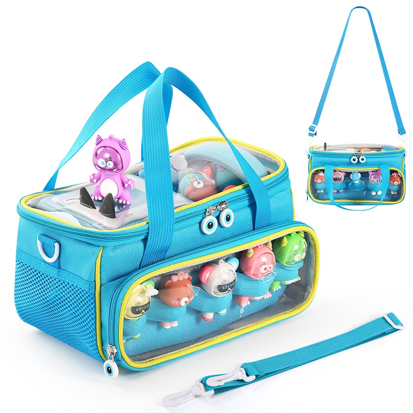 Transparent Lid Storage Bag Carrying Case Organizer Pouch For TONIEBOX Starter