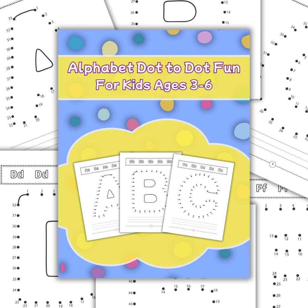 Alphabet Dot to Dot Fun & Alphabet Dot Marker Worksheets