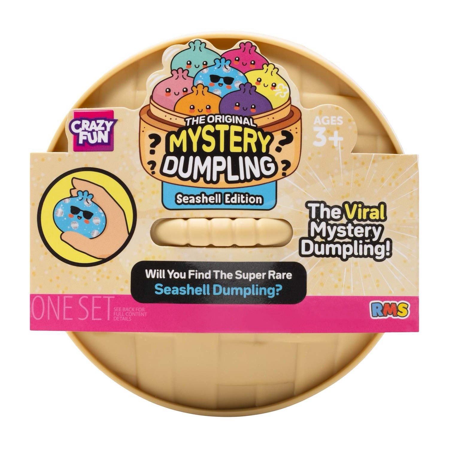 RMS Crazy Fun Mystery Dumpling Seashell Edition Pack 1 Pack Age 3+