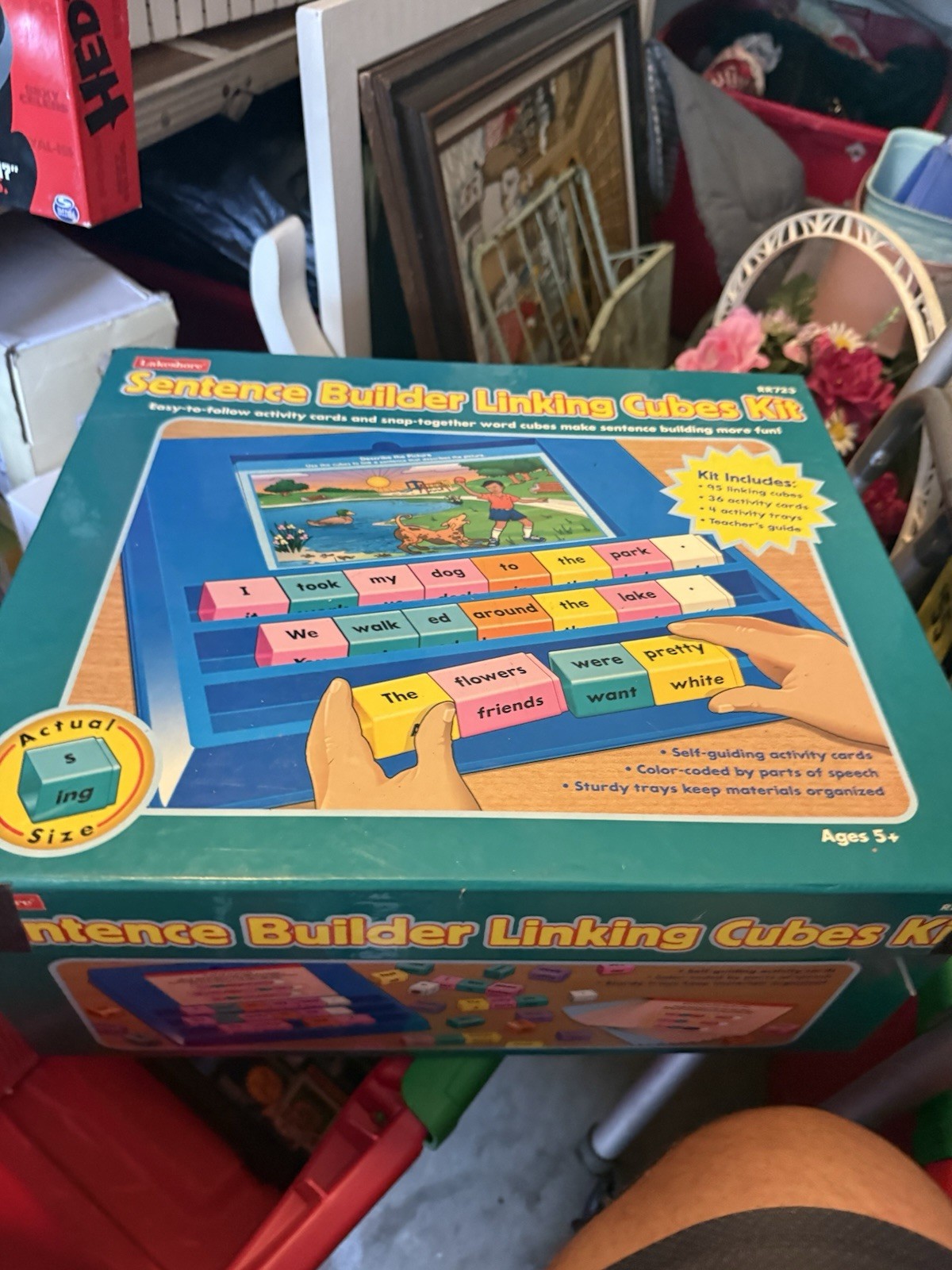 Lakeshore Sentence Builder Linking Cubes Set RR723 100% Complete