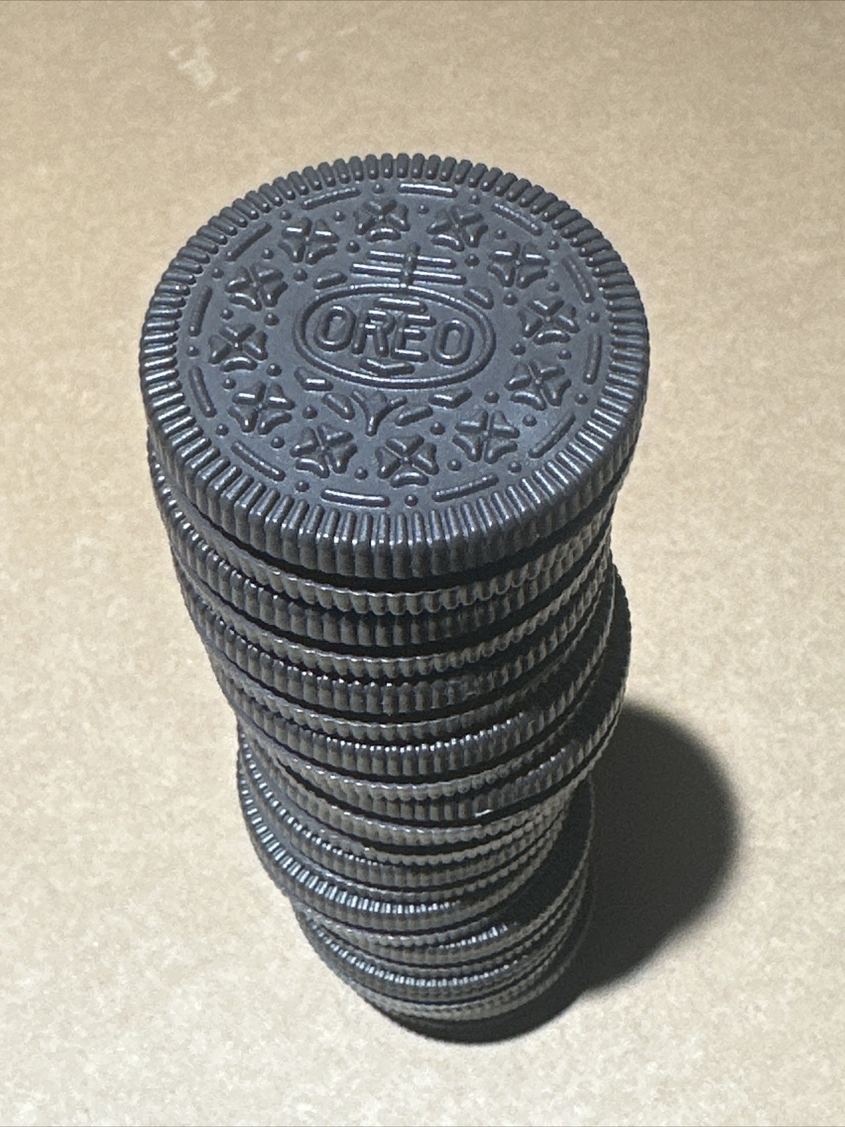 (12) Oreo Toy Replica Fake Plastic Play Food Tea Party Nabisco Mondelez Cast
