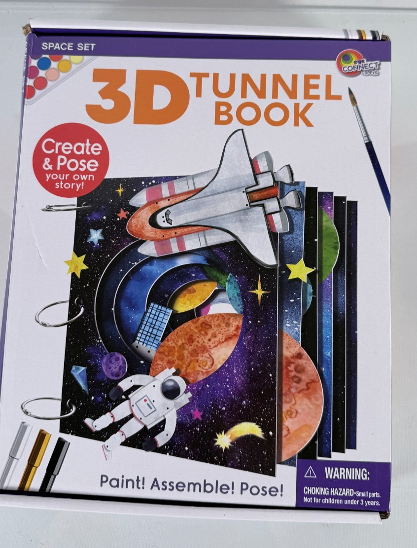 Make Your Own Space Astronaut Shuttle Planet Galaxy 3 Dimensional Book STEM