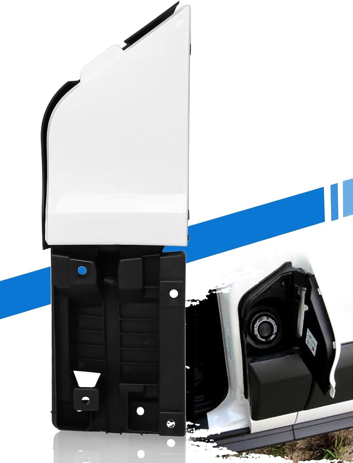 Transit Fuel Door Gas Assembly + White Cover Ford 2015-2023 Z-5427936-A Vans