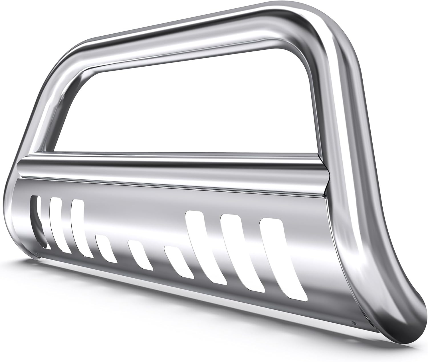 Bull Bar Compatible for 2004-2024 Ford F150/2003-2014 Navigator Chrome Push Fron
