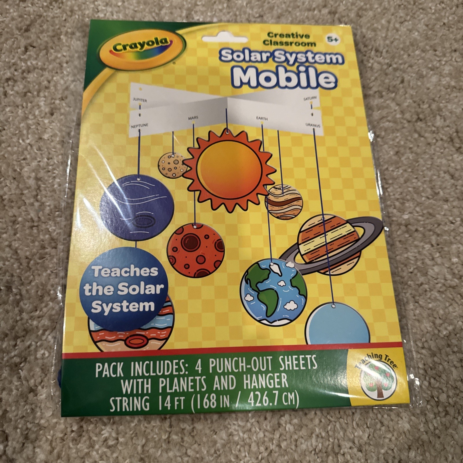 CRAYOLA CREATIVE CLASSROOM MOBILE SOLAR SYSTEM by TEACHING TREE.