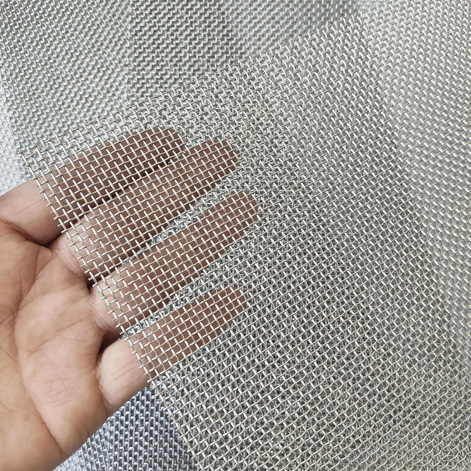4 Pack Stainless Steel 10 Mesh Sheets 12×8 Inch 0.7mm Wire DIY Cage Vent BBQ