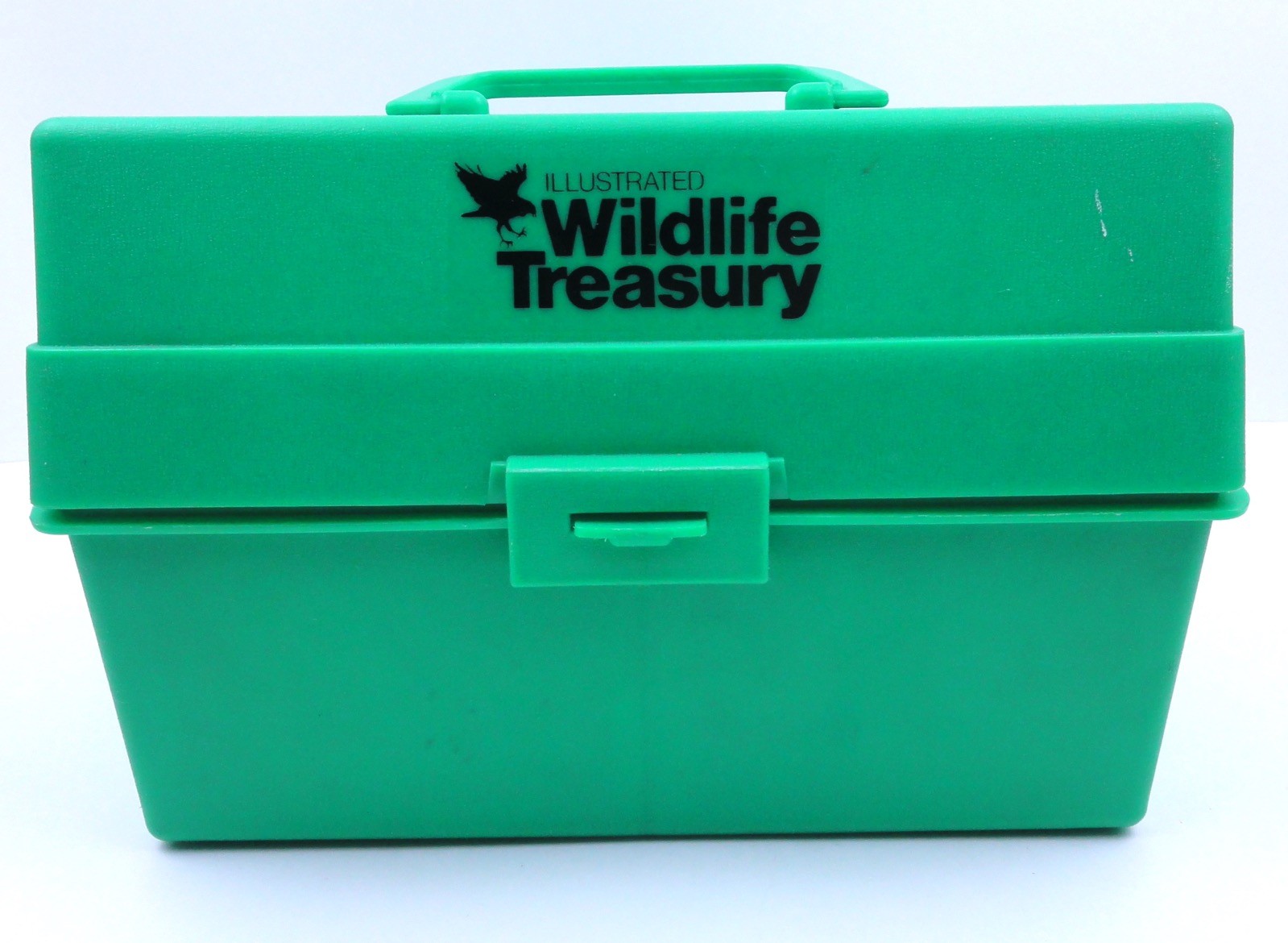 Illustrated Wildlife Treasury 1975 Animal Fact Green Cards & Green Case