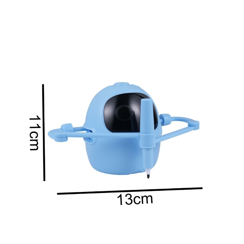 Lightweight Travel Art Companion Robot Toy for Boys Girls Practicing Drawing