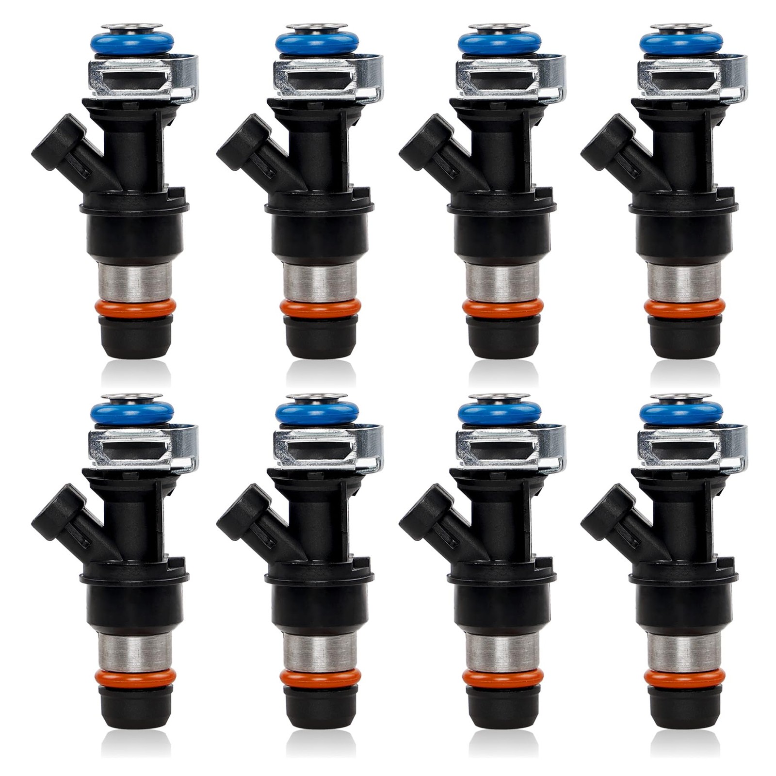4.8 5.3 6.0 Fuel Injector 4 Holes 8Pcs, 3.15 inches (L x W) x 2.01 (H)