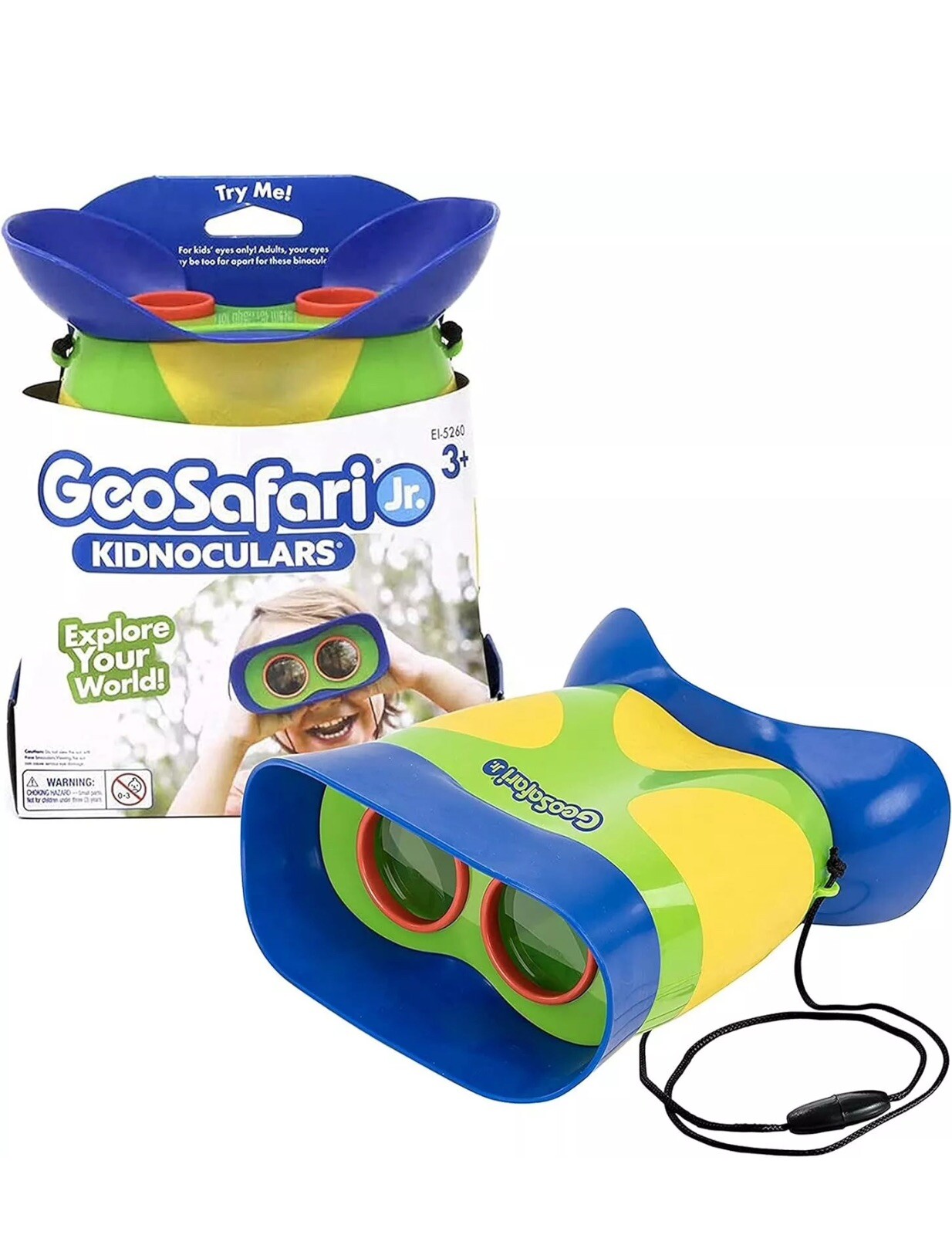 Educational Insights GeoSafari Jr. Kidnoculars – Binoculars for Kids Ages 3+,