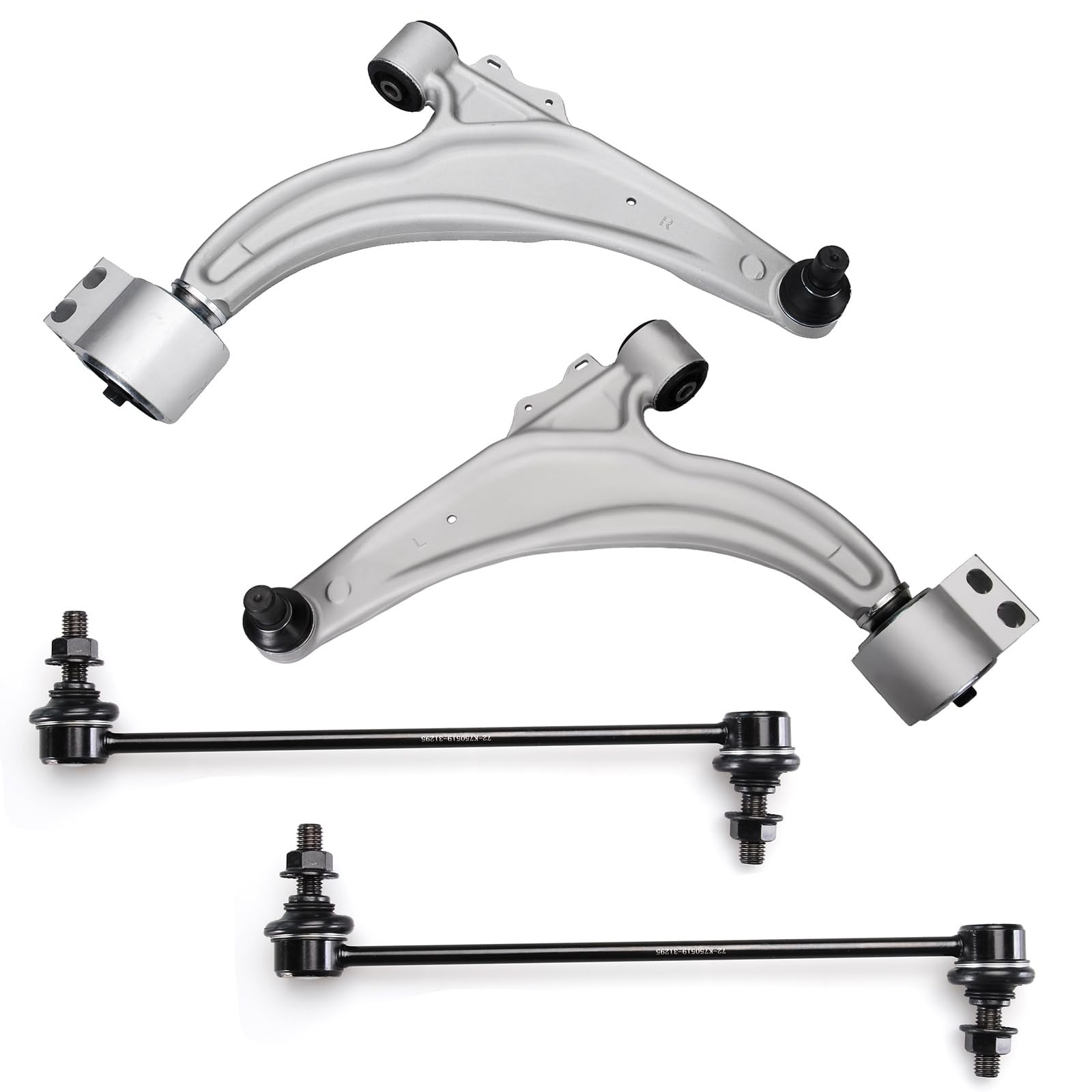 4PC Front Lower Control Arm Kit for Buick Verano 2012-2017, for Chevy Cruze 2…