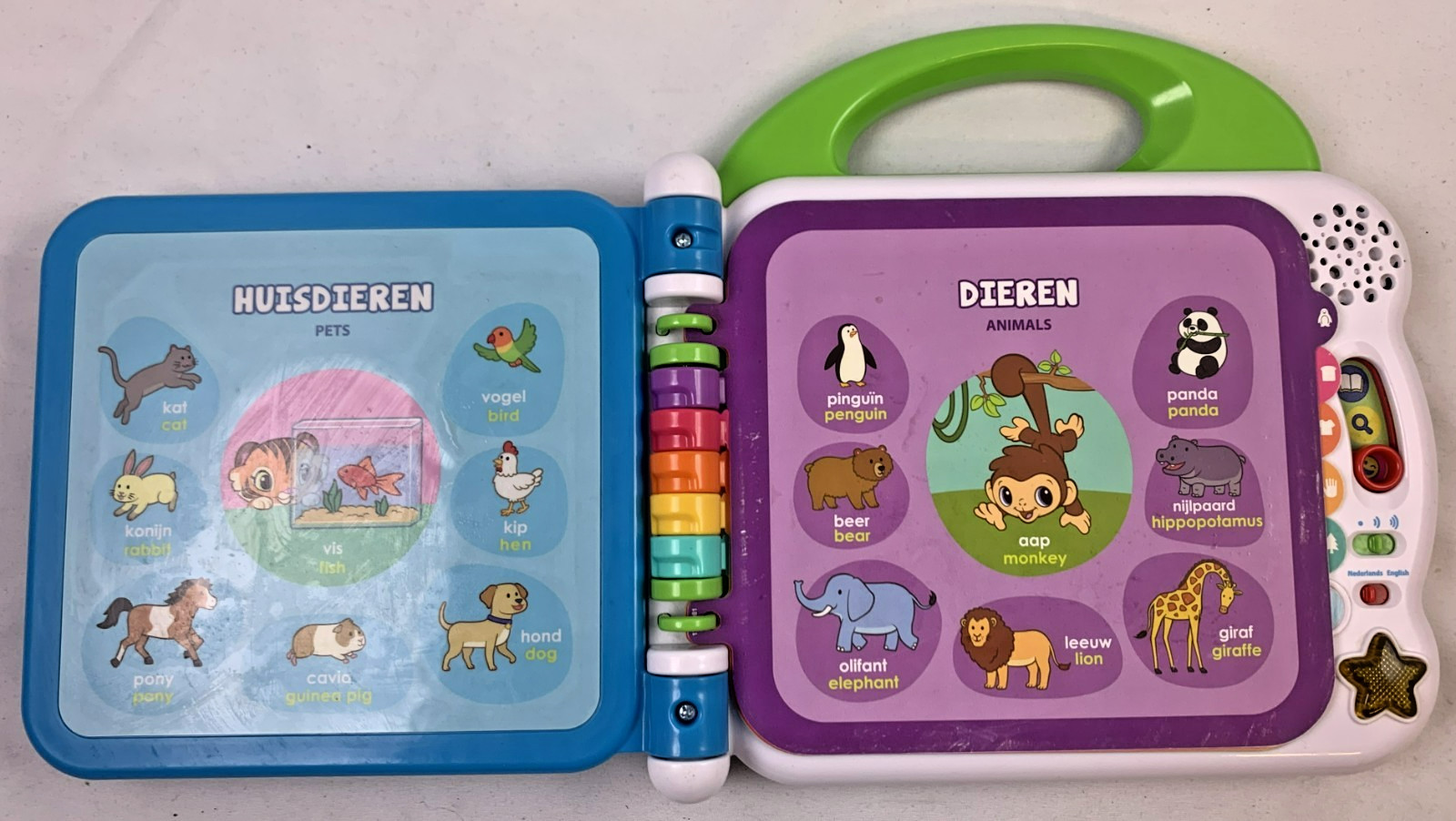 VTech My First 100 Words Book Baby Learning Toy Dutch and English