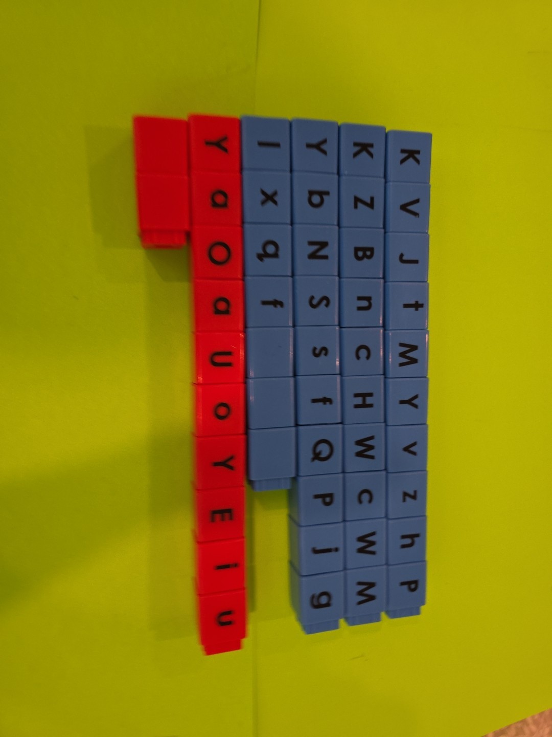 Hand2Mind Reading Rods Red & Blue 49 Autism Home School