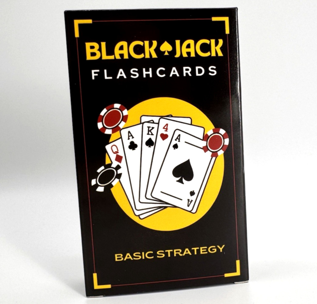 Blackjack Basic Strategy Flashcards for Beginners Casino Game Learning Cards NEW