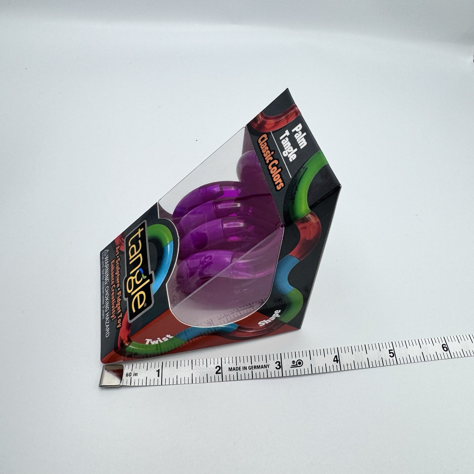 Genuine Large Classic Purple Palm Tangle Fidget Toy Autism Sensory ADHD NIB