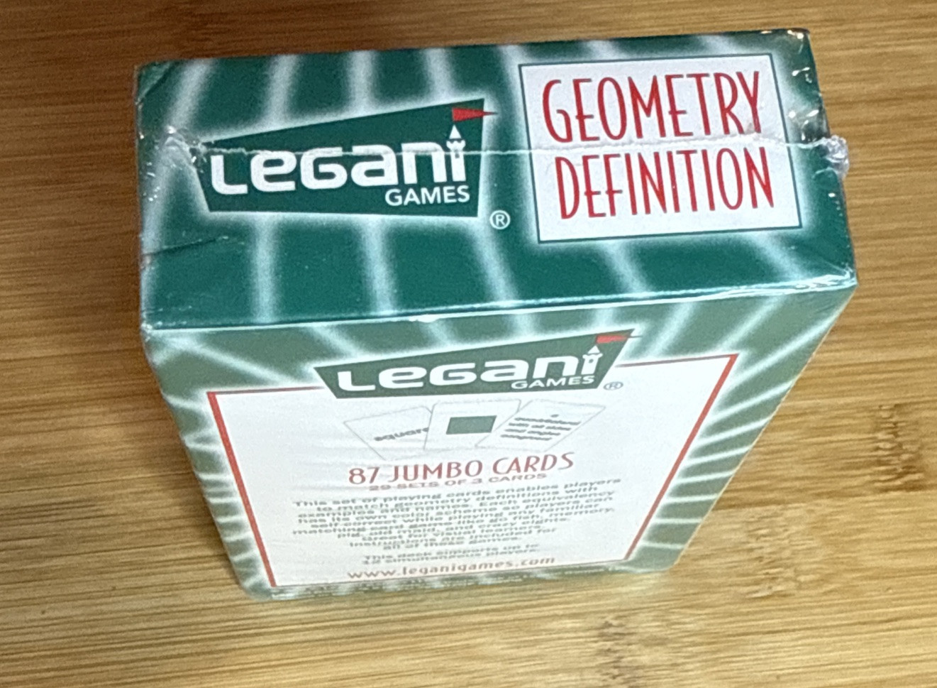 Legani Geometry Definition Playing Cards Master Definitions Middle School NEW