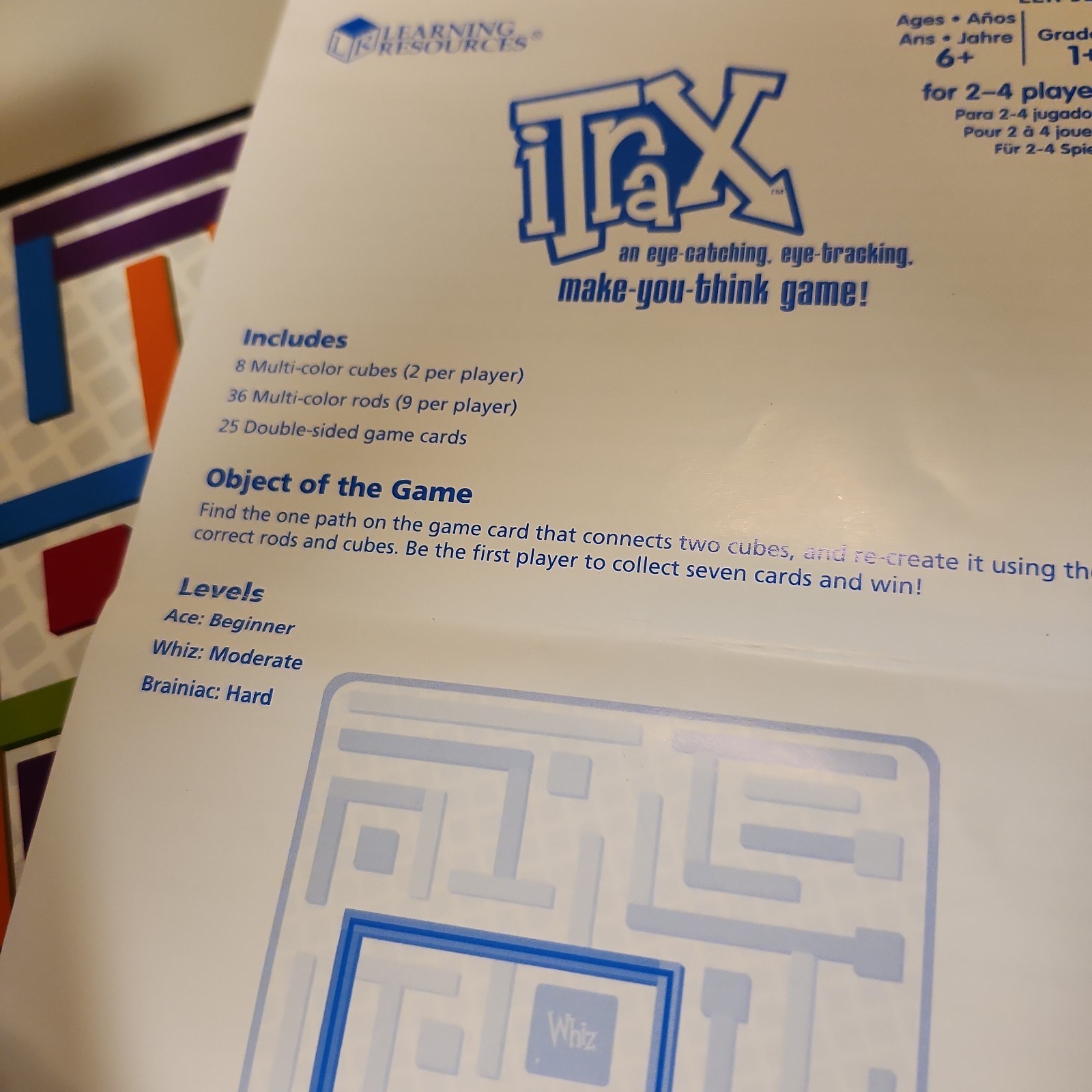 iTrax Critical Thinking Game – Ages 6+ | 2-4 players / New Never Used