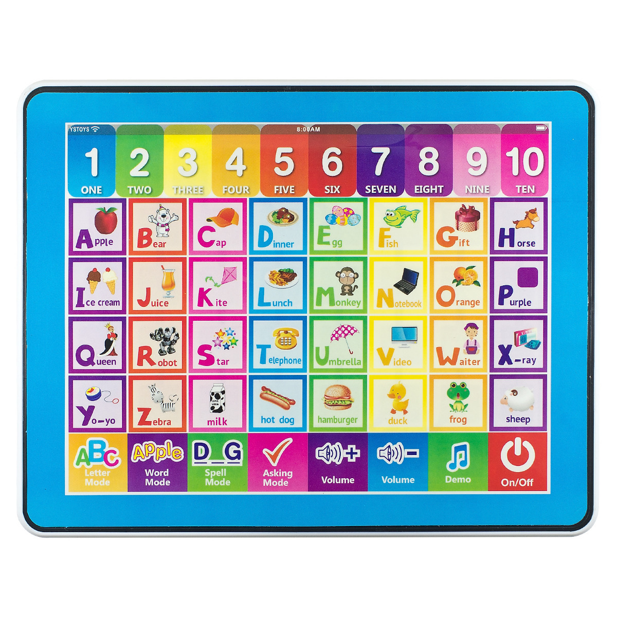 Y-pad English Computer Multi Function Touch Screen Learning Tablet Toy for Kids