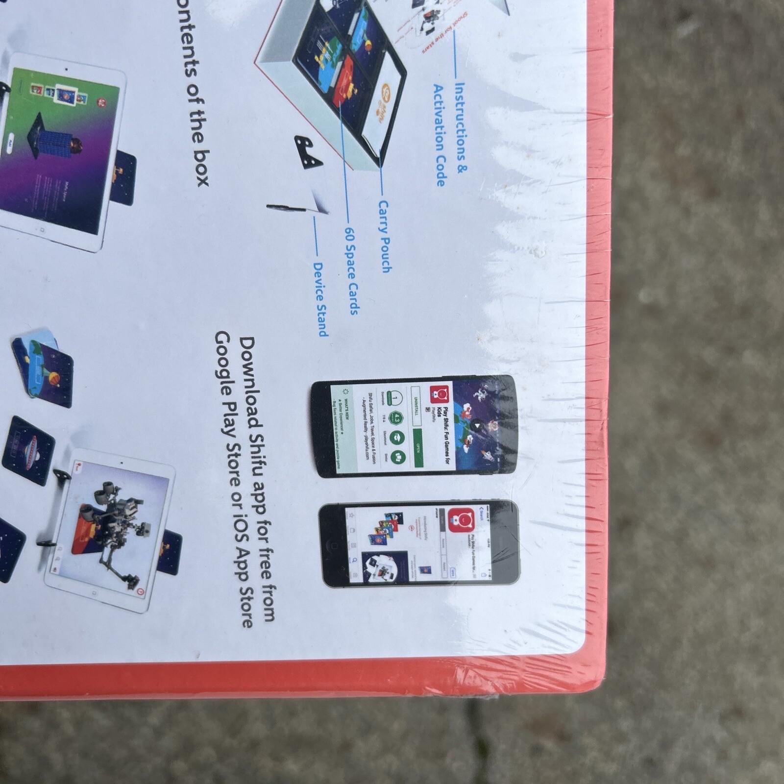 SHIFU SPACE Augmented Reality Educational Flash Card Game NASA Astronaut New!