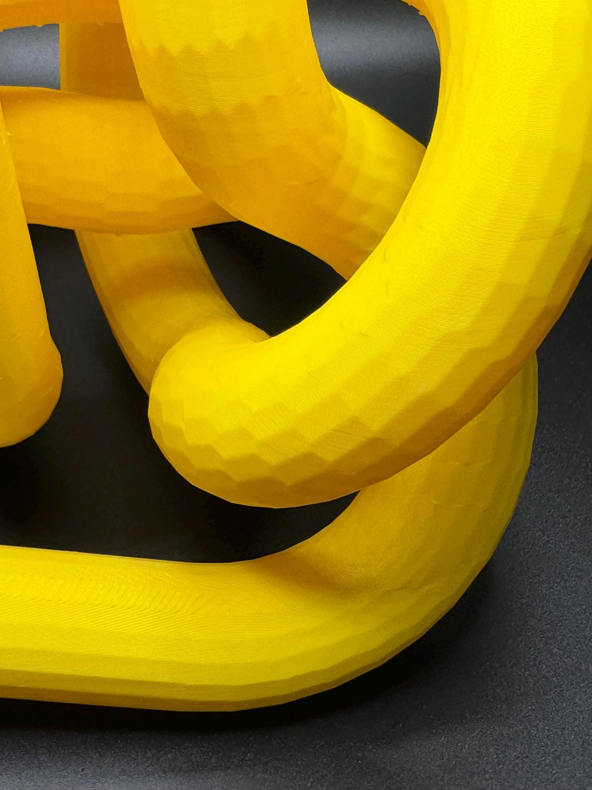 3D Printed Giant Knot Art Sculpture – Unique Gift for Home Decor, Modern Art,