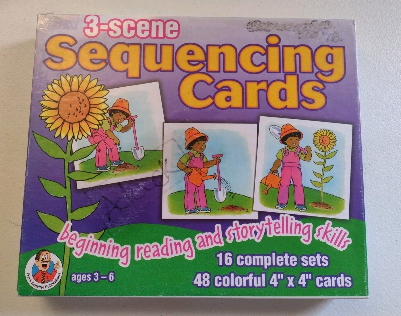 Frank Schaffer 3-Scene Sequencing Cards 16 Sets FS-3752 1998 complete Ages 3-6
