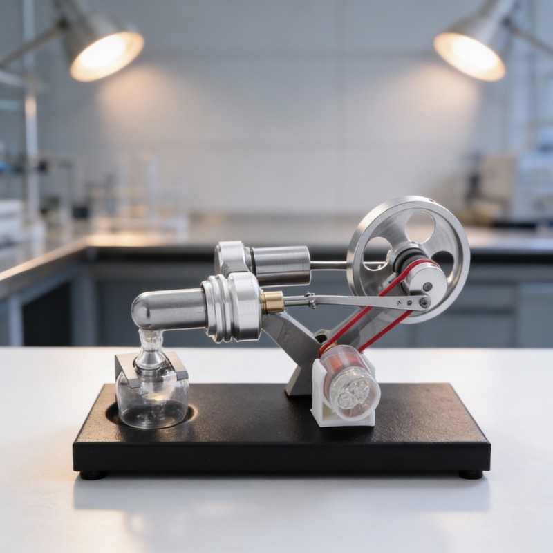 Hands on Assembly Stirling Engine Model Physics Teaching Aid for Science Lab