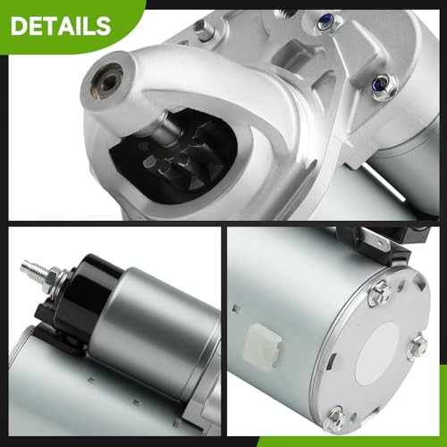 19616 Starter Compatible with Chrysler 200 11-17, Town & Country 11-16, V6 3.6L,