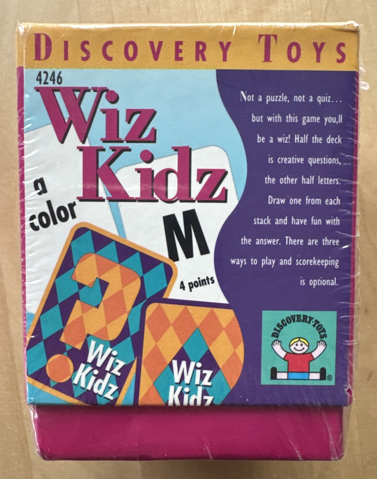 Discovery Toys WIZ Kidz Categories 1999 Card Game 4246 New Age 7+