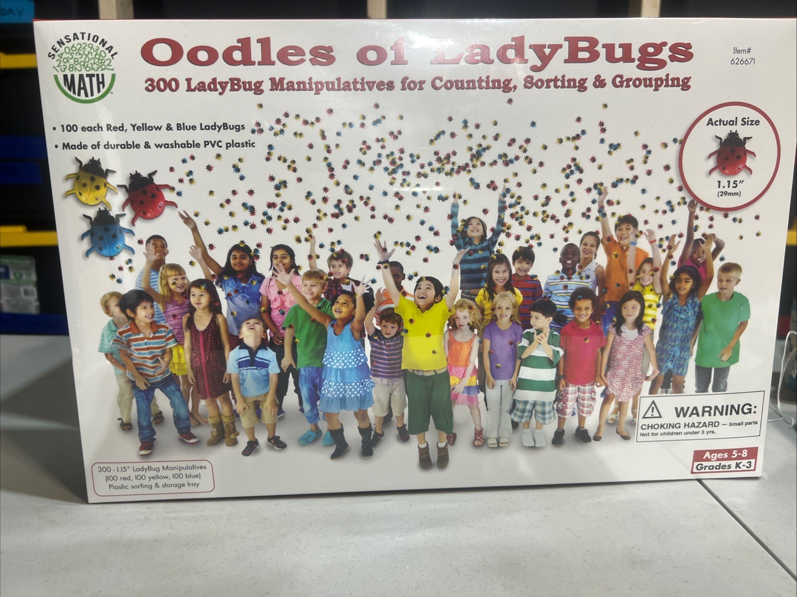 Essential Learning Products Oodles of Ladybugs 300 Math Education Counting NIB G