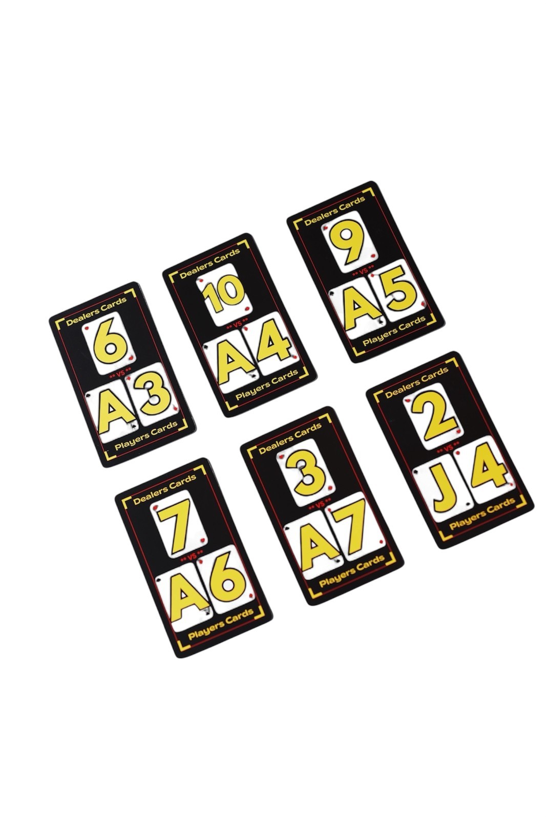 Blackjack Basic Strategy Flashcards for Beginners Casino Game Learning Cards NEW