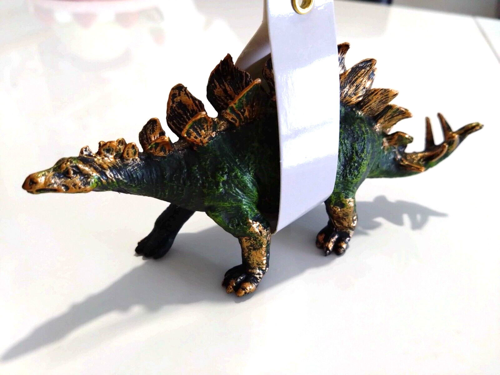 Figure, The F,Y, Dinosaur Metallic Stegosaurus, Daiso, ABS resin, approx. 15cm