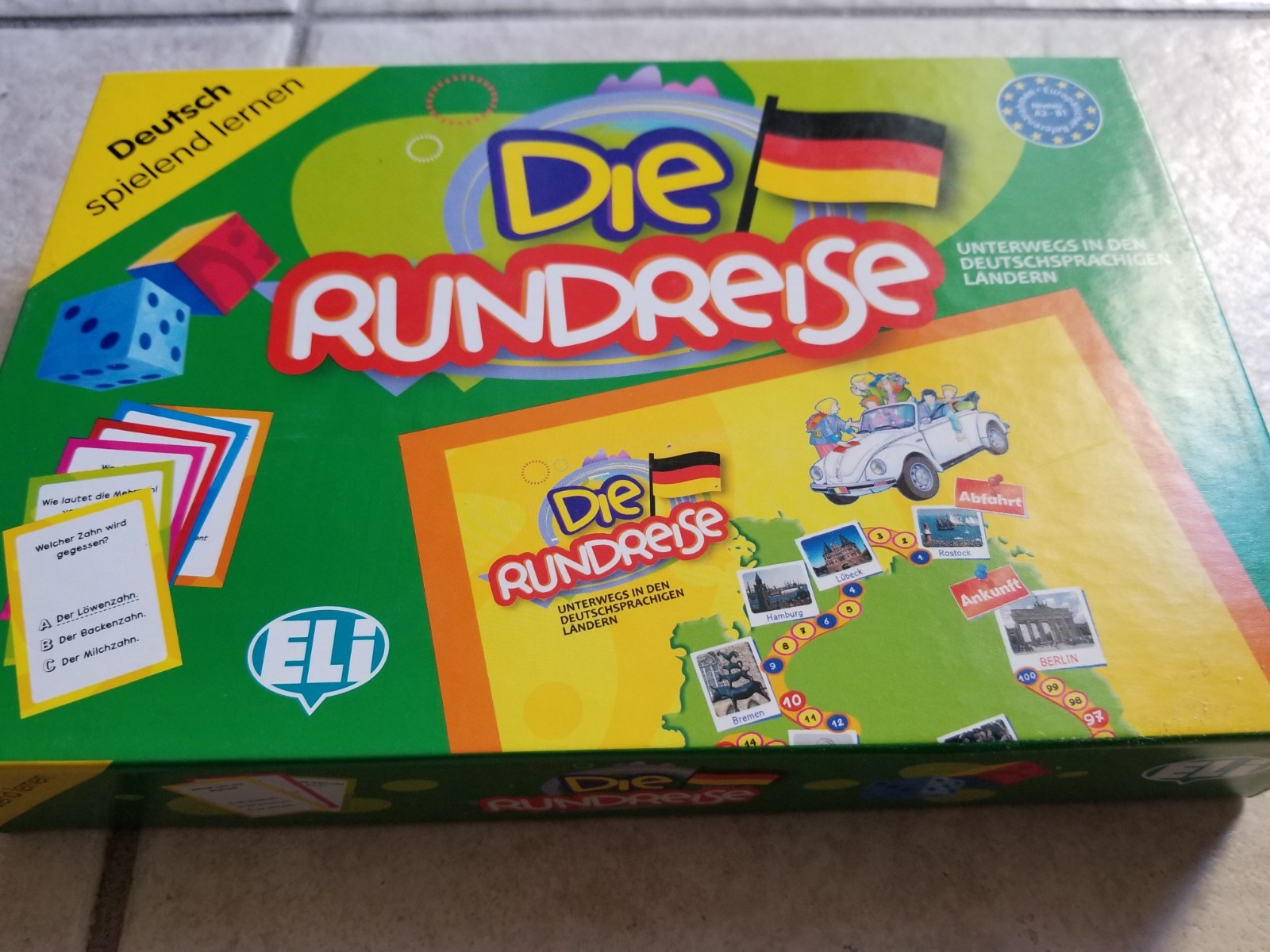 German Travel Vocabulary Learning Game