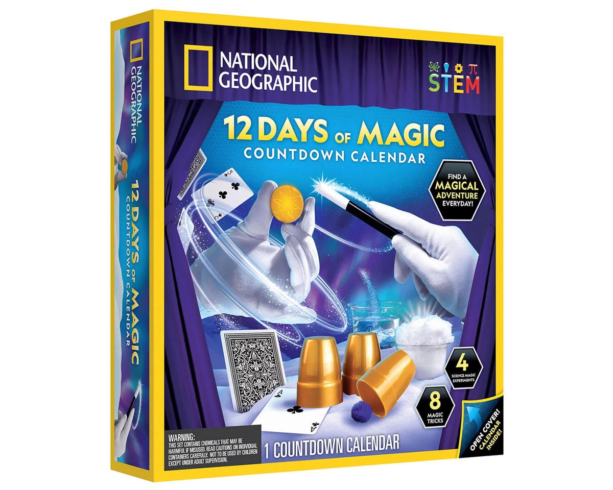 Blue Marble National Geographic 12 Days of Magic Countdown Calendar