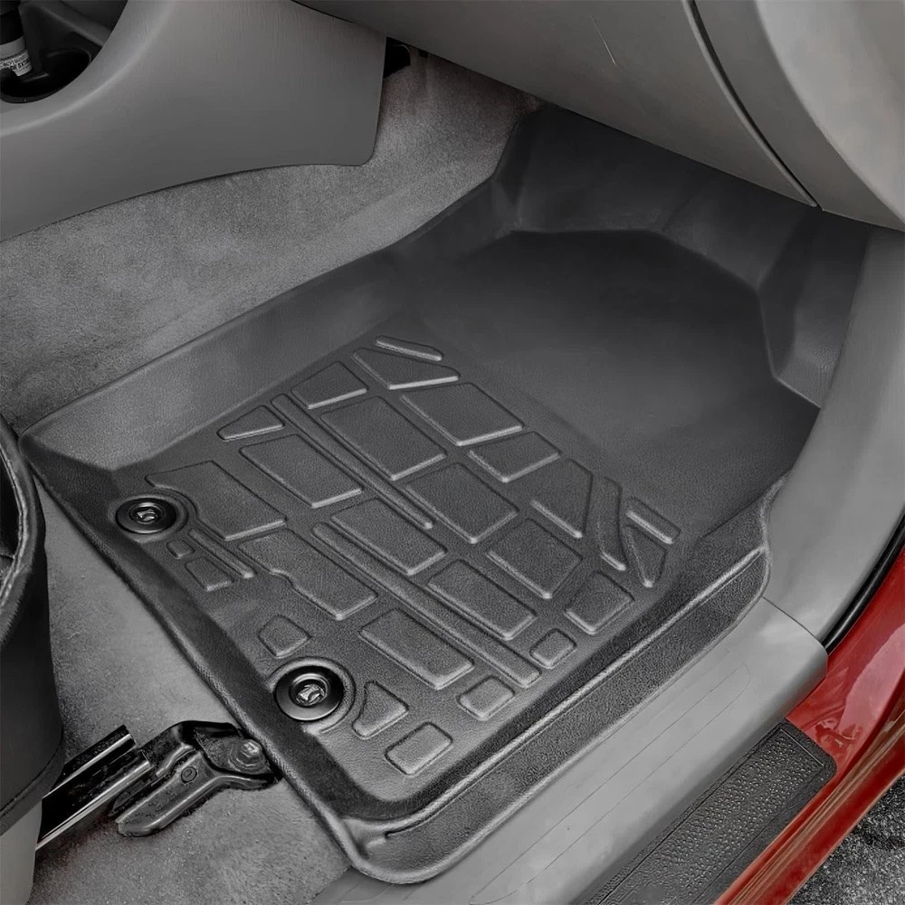 KARPAL Floor Mats Fit 2005-2015 Toyota Tacoma Double Cab (Footwell Coverage),