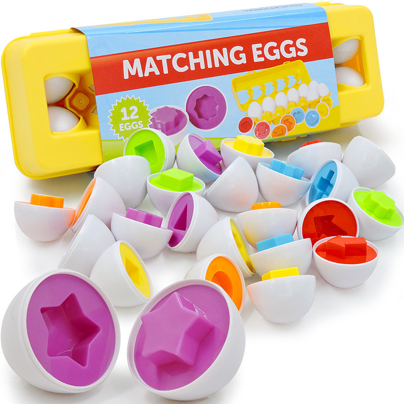 Montessori Smart Egg Shape Matching Toy for Babies – Educational Sorting Game fo
