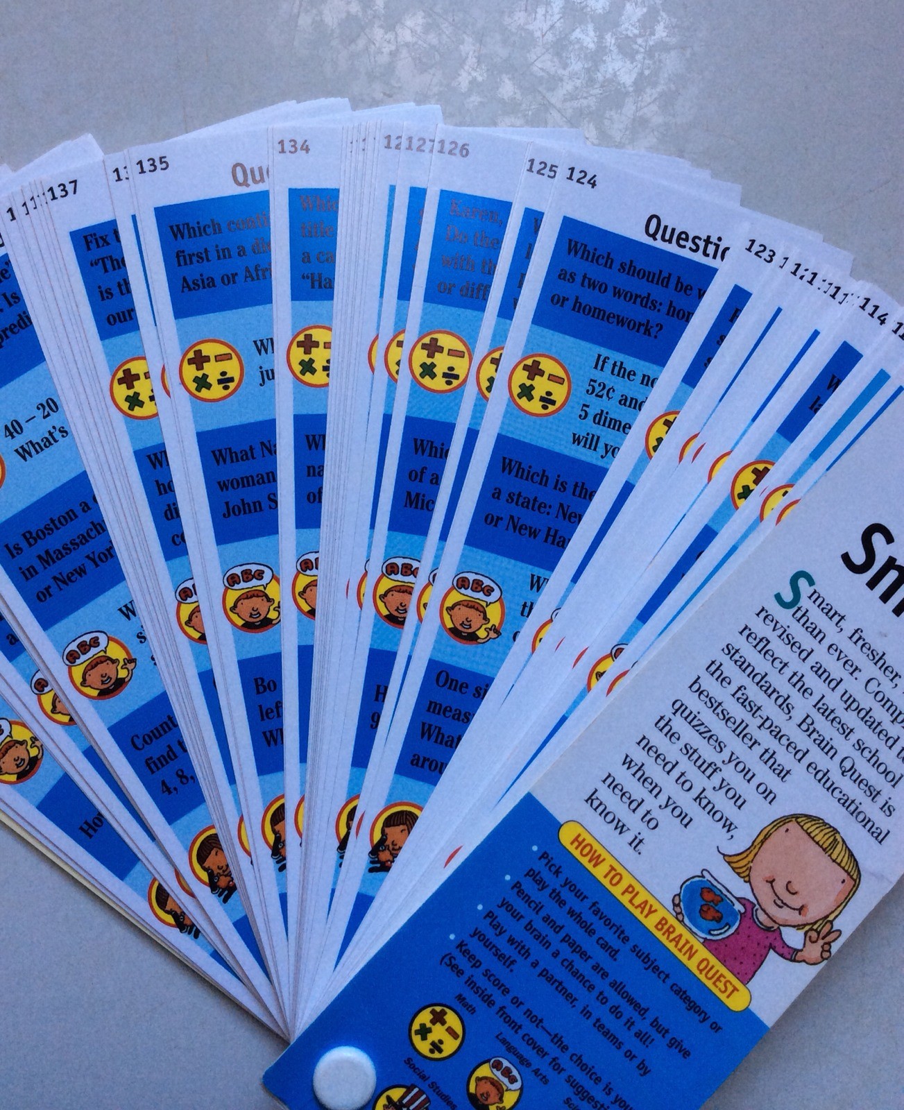Brain Quest-Revised 3rd Edition Grade 2-Deck 2 Ages 7-8