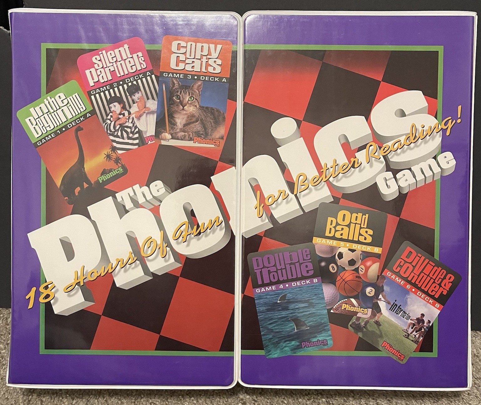 The Phonics Game A Better Way of Learning Vintage 1998 Homeschool Reading