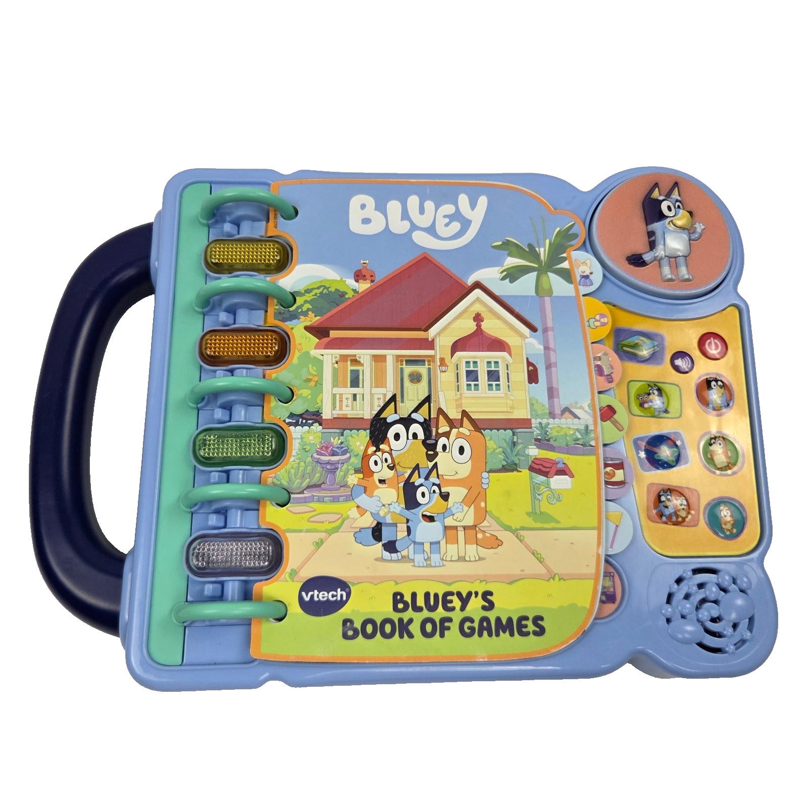 VTech Bluey’s Book of Games Interactive Pretend-Play Book for Preschoolers