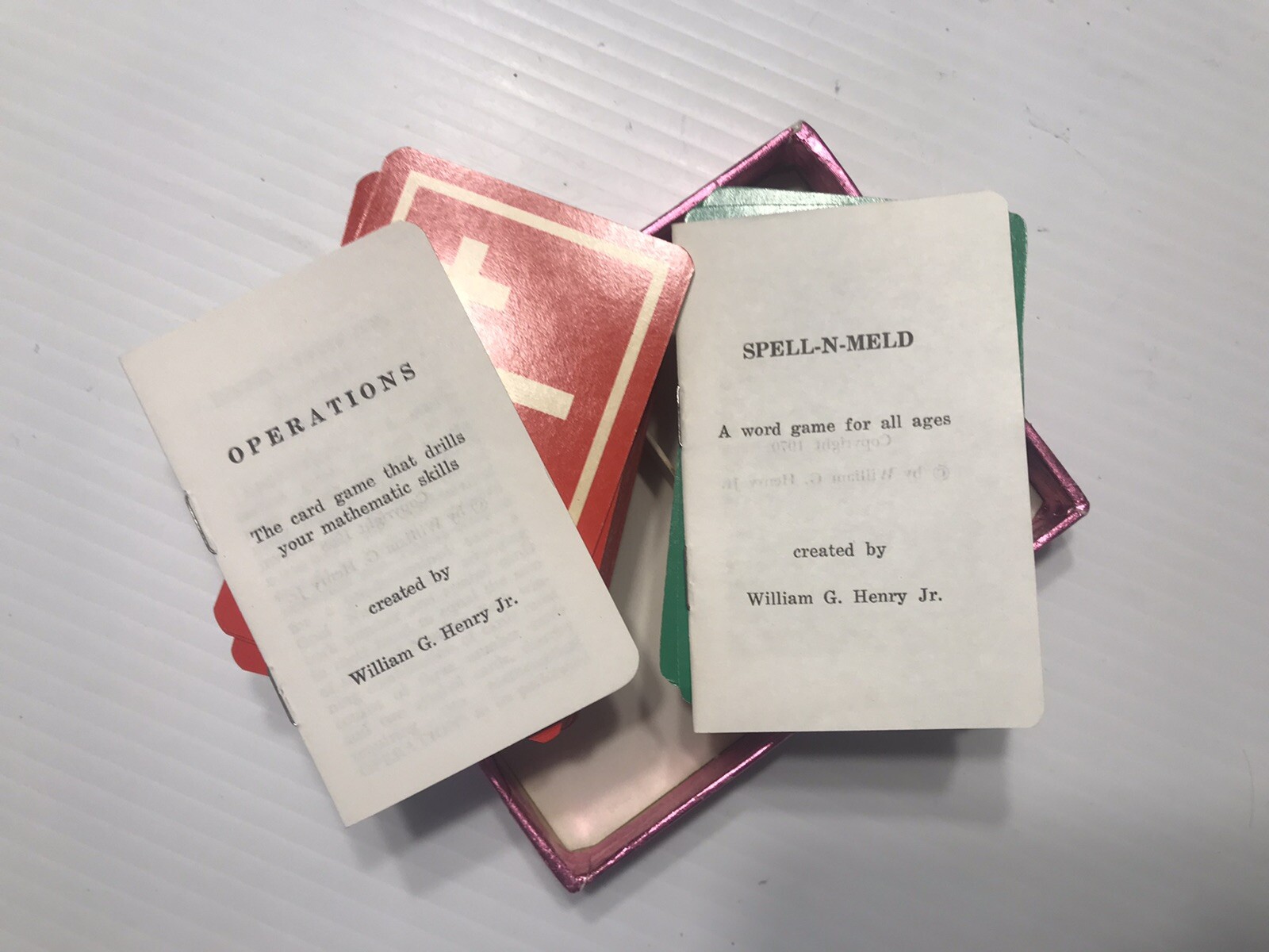 Behavior Develepment Products educational card game By William G. Henry Jr.