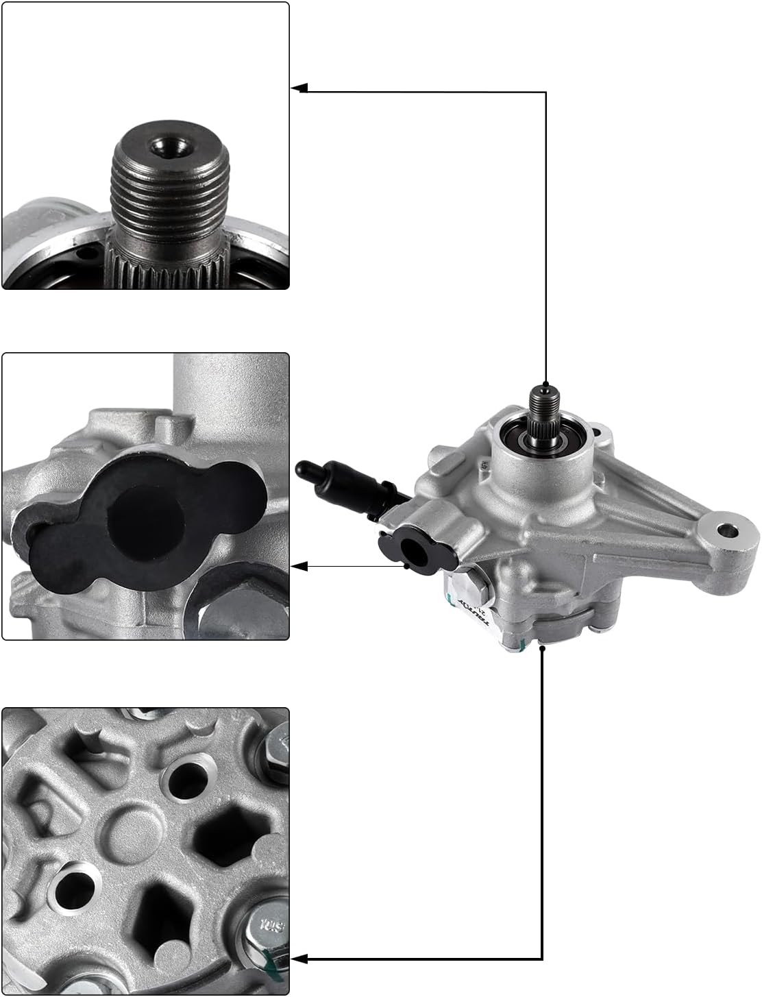 21-534 Power Steering Pump 3.5L Only For Honda Odyssey 2011 2012 2013 2014 2015